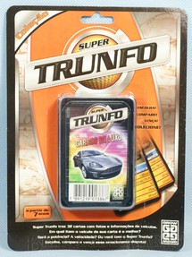 Jogo Super Trunfo Carros de Luxo Blister Lacrado D�cada de 1990