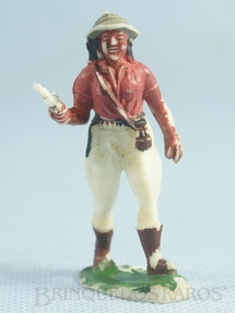 Brinquedo antigo - Casablanca e Gulliver - Ca�adora branca S�rie Safari na �frica D�cada de 1960