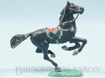 Brinquedo antigo - Casablanca e Gulliver - Cavalo de Cowboy preto Casablanca numerado 156