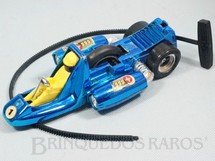 1. Brinquedos antigos - Estrela - Tufão azul metalizado Série Super Sônica com som e Dispositivo solta Faíscas Ano 1976