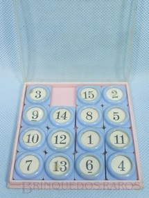 1. Brinquedos antigos - Santa Maria - Quebra Cabeça Numérico Década de 1960