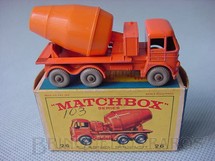 1. Brinquedos antigos - Matchbox - Caminhão Betoneira Foden Cement Mixer gray plastic Regular Wheels