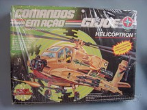 Brinquedos Antigos - Estrela - Comandos em Ação Helicoptron lacrado