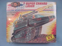 Brinquedos Antigos - Estrela - Comandos em Ação Super Canhão Laser lacrado