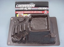 Brinquedos Antigos - Estrela - Comandos em Ação Maquete de Trincheira