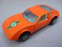 Brinquedos Antigos - Matchbox - Monteverdi Hai Superfast laranja 6 label