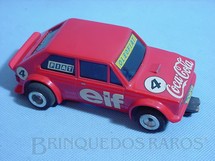 Brinquedos Antigos - Estrela - Fiat 147 Vermelho chassi  diagonal