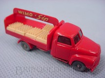 1. Brinquedos antigos - Wiking - Caminhão Wimo Sip com engradados Década de 1950