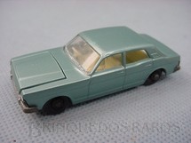 Brinquedos Antigos - Matchbox - Ford Zodiac MK IV black plastic Regular Wheels azul metálico