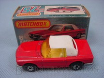 Brinquedos Antigos - Matchbox - Mercedes Benz 350 SL Tourer Superfast vermelho com capota