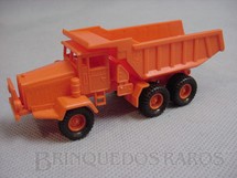1. Brinquedos antigos - Umex - Caminhão Basculante Euclid com 11,00 cm de comprimento Década de 1960