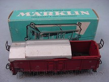 Brinquedos Antigos - Marklin - Vagão Furgão com teto deslisante Linha DB Década de 1960