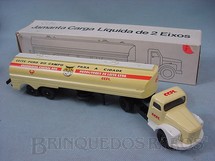 1. Brinquedos antigos - Juê - Cavalo Mecânico Scania Vabis L111 com carreta CCPL carga líquida