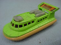 1. Brinquedos antigos - Matchbox - Inbrima - Rescue Hovercraft Superfast verde limão Brazilian Matchbox Inbrima 1970