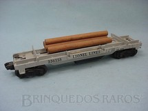 1. Brinquedos antigos - Lionel - Vagão 3361 Log Dump Ano 1955 a 1958