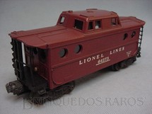 1. Brinquedos antigos - Lionel - Vagão 64273 Caboose Ano 1955 a 1960