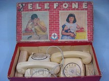 1. Brinquedos antigos - Estrela - Conjunto de dois Telefones Datado 21-07-1966