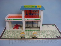 Brinquedos Antigos - Estrela - Posto de gasolina com dois andares Bandeira Petrobras Década de 1970