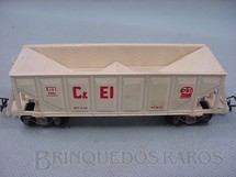 1. Brinquedos antigos - Pioneer - Vagão Hopper branco C + EI Década de 1960
