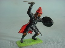 Brinquedos Antigos - Britains - Guerreiro Sarraceno a pé com escudo e espada Série Deetail Década de 1970
