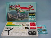 1. Brinquedos antigos - Hering Rasti - Conjunto de montar Avião motorizado completo Década de 1970