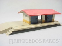 1. Brinquedos antigos - Kibri - Estação de carga cm 23,00 cm de comprimento Made in US Zone Década de 1950