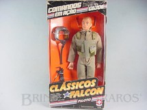 1. Brinquedos antigos - Estrela - Clássicos Falcon Piloto completo com o boneco Edição 1994