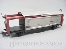 Brinquedos Antigos - Marklin - Vagão furgão de dois eixos Teto e leterais deslizantes Década de 1960