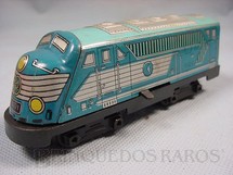 Brinquedos Antigos - Estrela - Locomotiva diesel Ferrorama azul Década de 1960