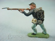 Brinquedos Antigos - Herald - Soldado da União atirando com fuzil Década de 1950 Figura Matriz para Soldado Fanabri Batalha do Tuiuti