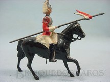 Brinquedos Antigos - Britains - Soldado Lifeguard a cavalo com Lança Década de 1930