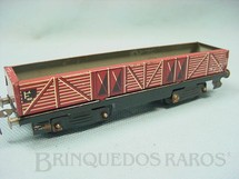 Brinquedos Antigos - Estrela - Vagão Gôndola Ferrorama vermelho Década de 1960