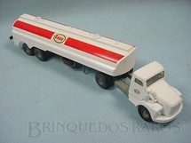 1. Brinquedos antigos - Juê - Cavalo Mecânico Scania Vabis L76 com carreta Esso
