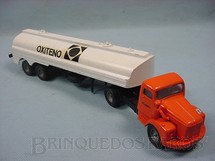 1. Brinquedos antigos - Juê - Cavalo Mecânico Scania Vabis L76 com carreta Oxiteno