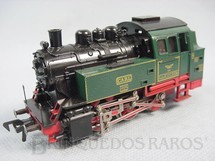 1. Brinquedos antigos - Fleischmann - Locomotiva à vapor tipo 0-6-0 Ferrovia particular Sobe rampas com cremalheira Década de 1970