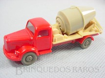 1. Brinquedos antigos - Wiking - Caminhão Betoneira Mercedes Benz Década de 1960