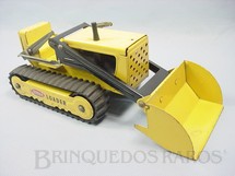 Brinquedos Antigos - Tonka - Trator de esteiras com pá carregadeira Tonka Loader 30,00 cm de comprimento Década de 1980