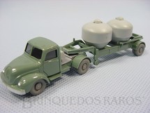1. Brinquedos antigos - Wiking - Cavalo Mecânico Magirus Deutz com carreta transporte de produtos químicos