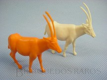 1. Brinquedos antigos - Casablanca e Gulliver - Antílope diversas cores Série Zoológico Década de 1970