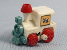 Brinquedos Antigos - Estrela - Locomotiva com 4,00 cm de comprimento Coleção Patotinha  Ano 1982