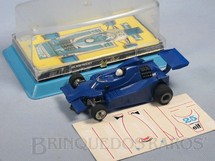 Brinquedos Antigos - Estrela - Ligier JS11 Jacques Laffitte com Caixa plástica e Cópia das decais  Década de 1990