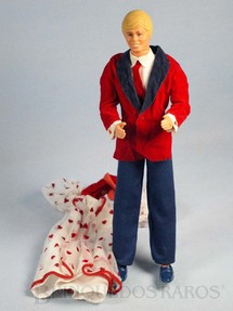 Brinquedos Antigos - Mattel - Boneco Ken e vestido da Barbie Década de 1980