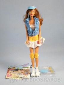 Brinquedos Antigos - Mattel - Boneca Midge amiga da Barbie California Dream Serie com Patins Década de 1980