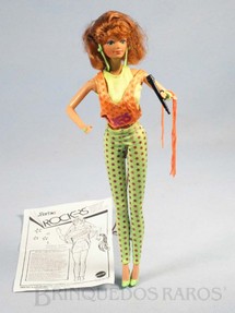 Brinquedos Antigos - Mattel - Barbie Ruiva Rockers Serie Década de 1980