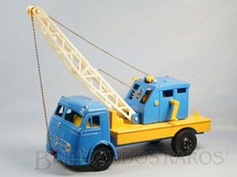 1. Brinquedos antigos - Estrela - Caminhão Guindaste Mercedes Benz 321 Cara-Chata com 45,00 cm de comprimento Ano 1965