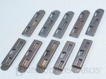 1. Brinquedos antigos - Lionel - Conjunto de 10 travas para trilhos