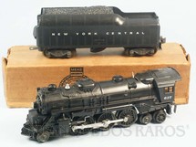 1. Brinquedos antigos - Lionel - Locomotiva a Vapor 637 com apito e fumaça Ano 1946 a 1963