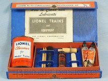 1. Brinquedos antigos - Lionel - Conjunto de Manutenção 927 Lubricating and Maintenance Kit Ano 1950 a 1953