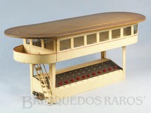 Brinquedos Antigos - Marklin - Cabine de Comando com 38,00 cm de comprimento e 16,00 cm de altura Bitola 0 Saída para 12 Desvios Falta a base Década de 1930