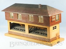 Brinquedos Antigos - Marklin - Cabine de Comando com 45,00 cm de comprimento e 23,00 cm de altura Bitola 1 Numero 13728:16 Saída para 16 Desvios Década de 1930